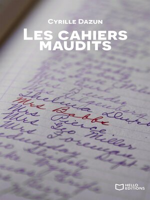 cover image of Les Cahiers maudits